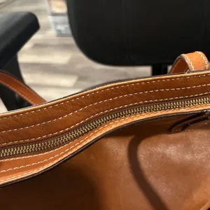 Fossil Women's Brown Leather Tote thumbnail 12