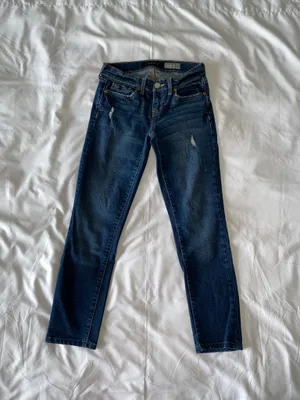 Dark Wash Low Rise Skinny Jeans thumbnail 2