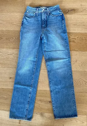 Madewell - Curvy Perfect Vintage Straight Leg Jeans in Blue thumbnail 1