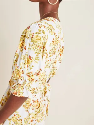Faithfull The Brand Rafa Midi Dress Goldie Floral Size 2 thumbnail 3