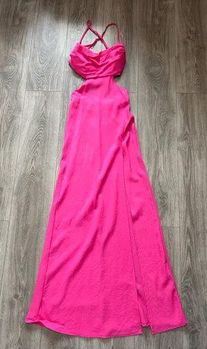 New Showpo Reviena Maxi Dress Cut Out Cowl Neck Dress Size XS thumbnail 8