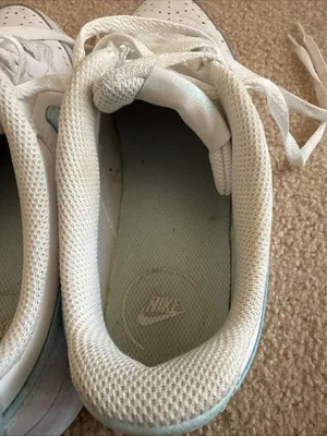 Nike Women's Court Vision Alta Leather 'White/Blue' Women Size 9 thumbnail 7
