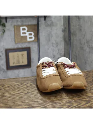 NWT Universal Thread JoJo Sneakers Double Lace Low Top 94462319 Brown 10M thumbnail 4