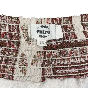 ENTRO Carmen Botanical Flutter Sleeve Dress Size M thumbnail 7