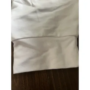 Women's XL‎ Lightweight Long Sleeve Sweatshirt Crewneck Ghost Halloween White thumbnail 3