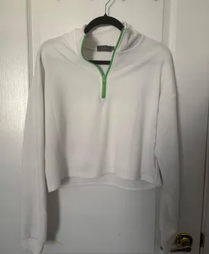 Mirrou Quarter Zip White thumbnail 1