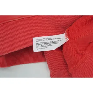Prince Red Quarter Zip‎ Collared Sweatshirt Women's Cropped Casual Sporty thumbnail 4