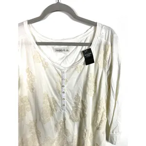Abercrombie & Fitch lace embroidered‎ top thumbnail 9