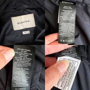 Aritzia Parka Goose Down‎ Asymmetrical Faux Fur Hood Fall Winter Black XXS GUC thumbnail 3