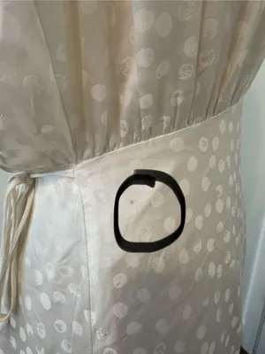 THE KOOPLES Jacquard Polka Dot Wrap Midi Cockatail Dress Size 1 US Small *Read* thumbnail 3