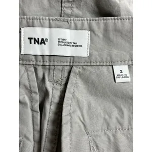 NEW Aritzia TNA Soft Supply Gray Mid Rise Mini Straight Utility Cargo Skirt Sz 2 thumbnail 5
