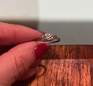 Silver Angel Wing Ring thumbnail 3