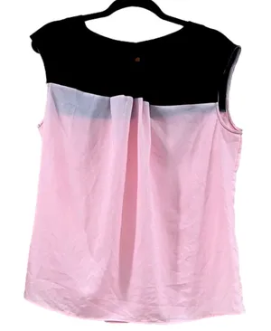 New York & Company pink and black cami thumbnail 1