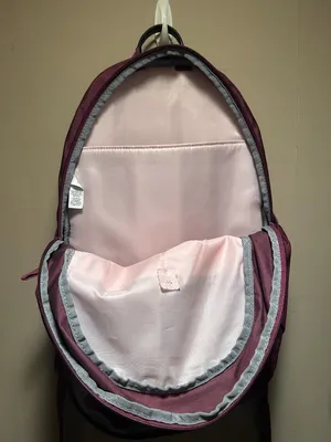 Under Armour Project Rock Brahma Backpack in maroon and pink thumbnail 11