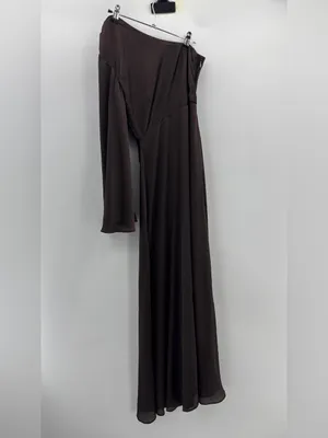 Sachin & Babi One Shoulder Keely Gown in‎ Brown thumbnail 5