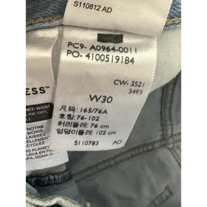 Levis Womens Low Pro Straight Light‎ Wash Denim Jeans Distressed Loose Size 30 thumbnail 7