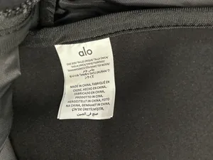 Alo Yoga Stow Backpack Black /Silver Neoprene Detachable Pouch NWT thumbnail 5