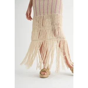 Mable Crochet Maxi NWT size medium Pink thumbnail 3