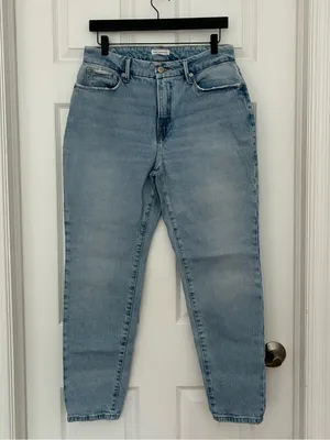 Good American Boyfriend Straight Jeans, Size 28 thumbnail 4