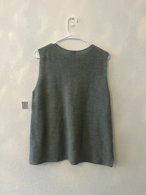 Eileen Fisher‎ 100% Wool Knit Preppy Blouse Sweater Large NEW thumbnail 3