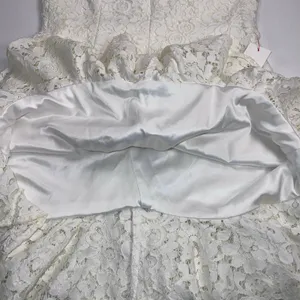 Bardot Adira Lace Mini Dress Orchid White Cream Ruffle Cocktail Party Sz M US 6 thumbnail 10