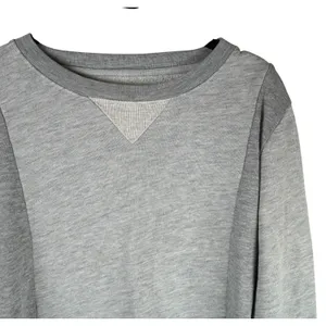Madewell Hometeam Crewneck Sweater Size S Gray Colorblock Pullover‎ Knit Cotton thumbnail 5