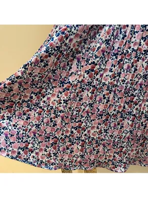 Lulus Express Yourself Blush Pink Floral Print Satin Babydoll mini Dress medium thumbnail 6
