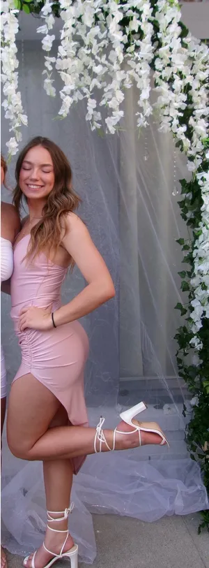 pink dress Size XS thumbnail 2