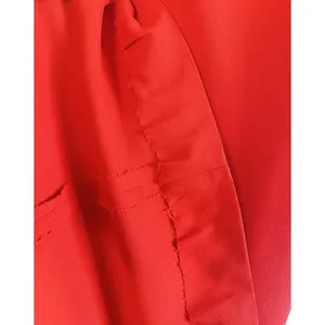 VTG 70s Handmade Red Maxi Dress Boho Embroidered‎ Disco Collar Bell Sleeve Small thumbnail 16
