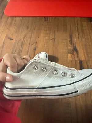 Tricolor Grey and Pink Low Rise Converse Women’s Size 6 thumbnail 9