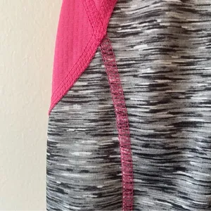 Tek Gear Pink and Gray Athletic Tank Top Small thumbnail 5