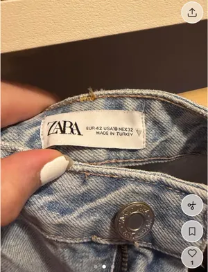 ZARA Jeans Wide-Leg High-Rise thumbnail 2