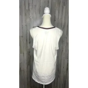 NWT Rivalry Threads Women's Small White Texas A&M Aggies Sleeveless Tank‎ Top thumbnail 3