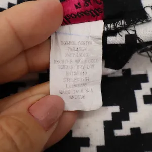 Silhouette NYC Houndstooth Pencil Skirt Black White Stretch Knit Medium thumbnail 4