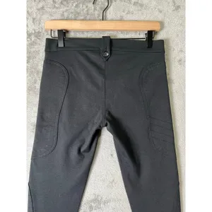 POLO Ralph Lauren Black Moto Riding Pants‎ Women's Size 2 Skinny Stretch Zip thumbnail 4