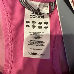 Adidas Women's Vivid Pink Sports Bra thumbnail 4