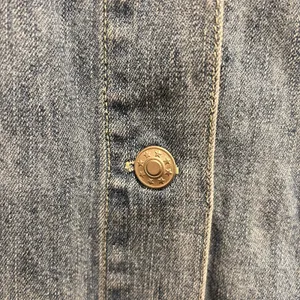 VTG Maurices Womens Large‎ Denim Chore Jacket Blue Cotton Button Front Shacket thumbnail 3