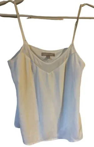 Banana Republic white cami size 0 vneck thumbnail 1