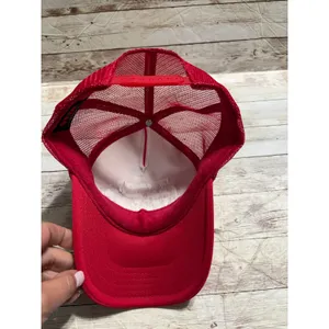 Otto Tom Petty Lyrics Trucker Hat Adjustable Snap Back One-Size Red American USA thumbnail 5