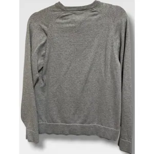 L.L.Bean Women's Cotton Cashmere Crewneck Sweater Gray Small Regular thumbnail 4