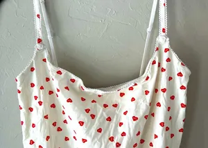 SKIMS Heart Print Fits Everybody Onesie XS thumbnail 3