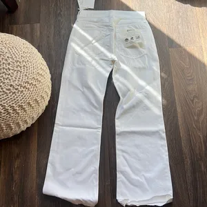 Etica Amis Mid Rise Boot Jeans Vintage White thumbnail 5