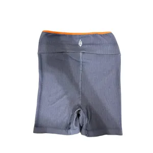 Free People Movement free throw denim grey‎ ribbed yoga shorts Size XS thumbnail 4