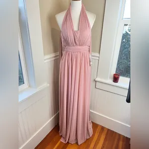 Birdy Grey Chicky Convertible Multi-way Maxi Dress Rose Quartz Pink Size S thumbnail 2