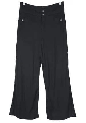 Anthropologie Linen Wide-Leg Pants thumbnail 1