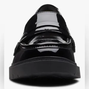 NEW Black Patent Clarks Westlynn Ayla Loafer Shoes 11 $95 thumbnail 9