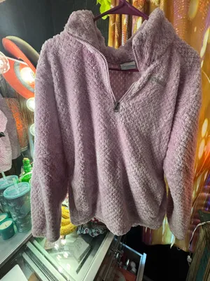 Columbia Pink Quarter-Zip Women’s Pullover thumbnail 1