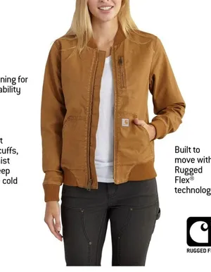 Carhartt Women's Rugged Flex Canvas Jacket size S thumbnail 2