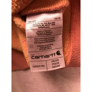 Carhartt Pocket Sweatshirt Womens XXL Pink‎ Relaxed Fit 103925 P04 thumbnail 7
