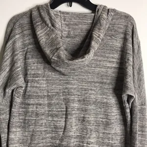 Ugg ladies gray lightweight zip up jacket with hoodie size small thumbnail 10